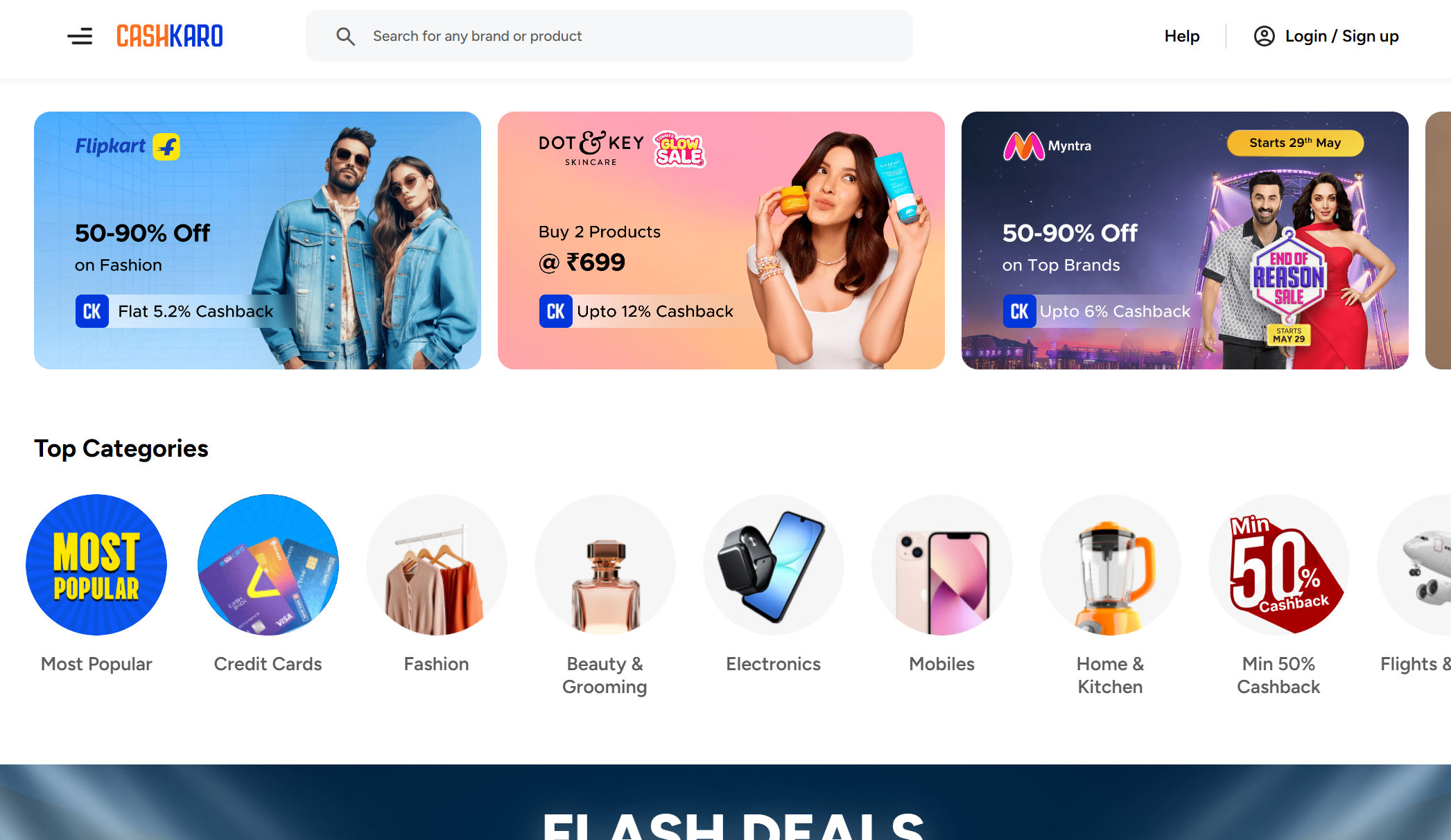 CashKaro cashback platform