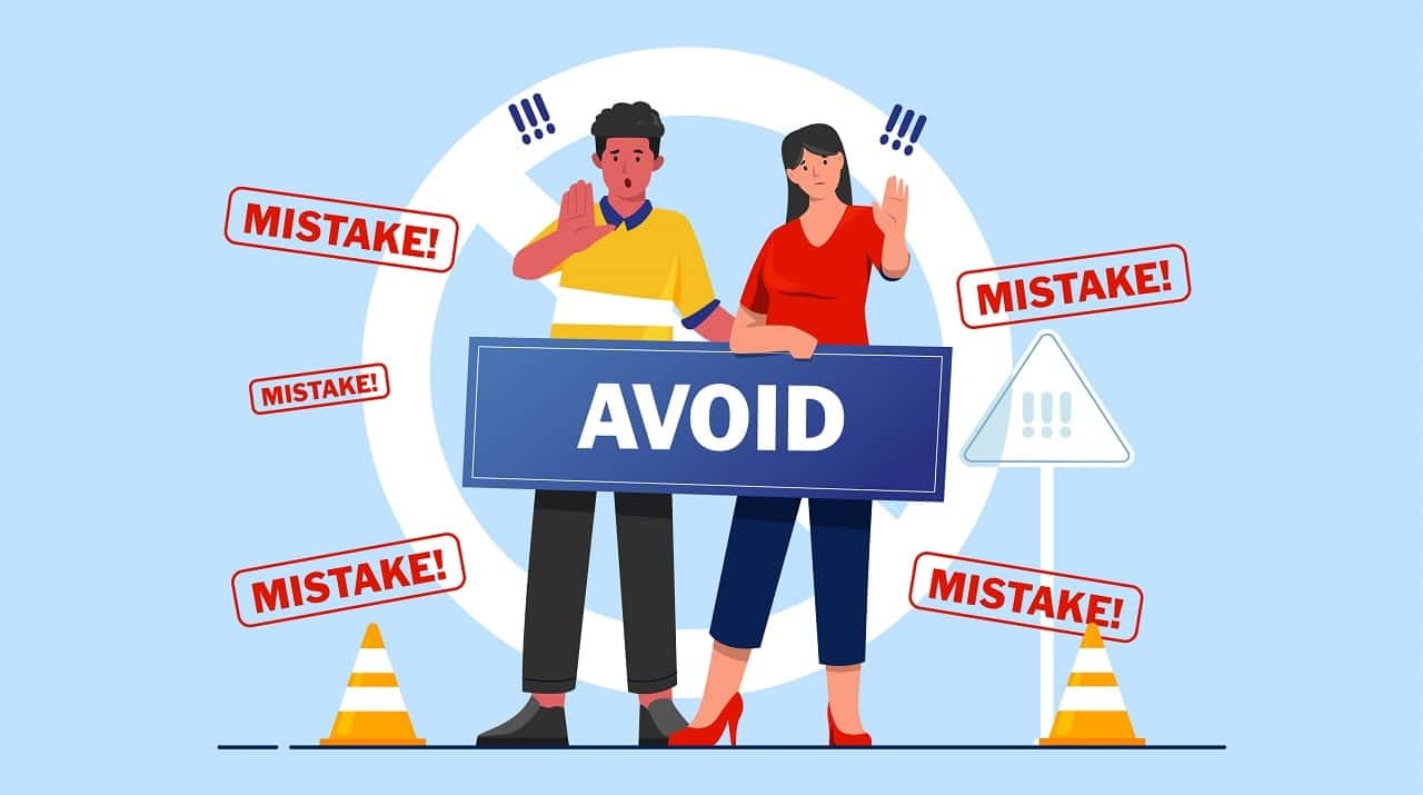 Common mistakes warning