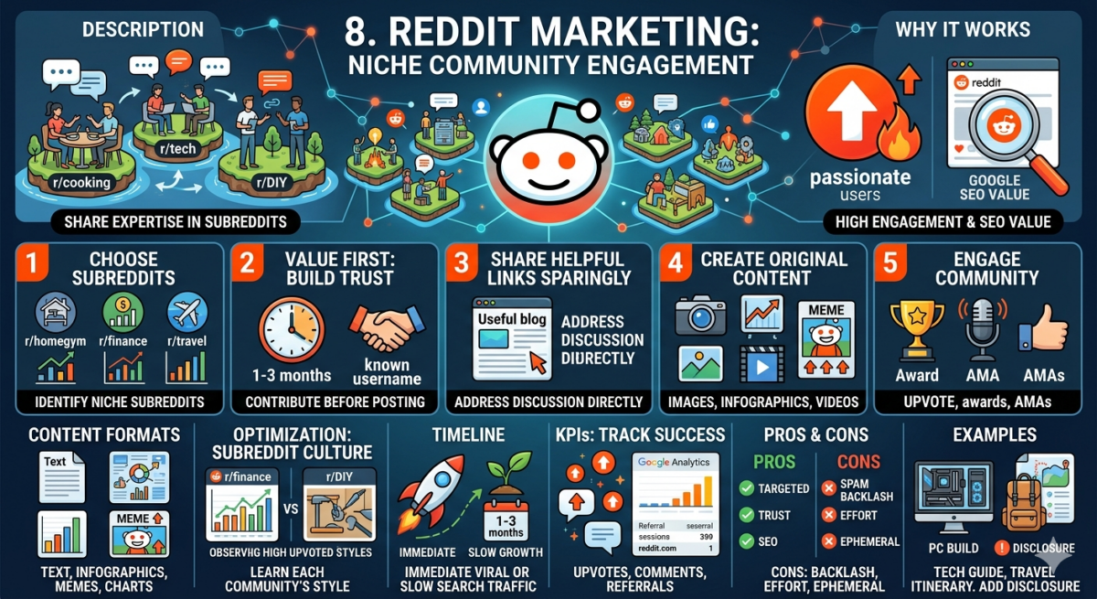 Reddit communities and subreddits