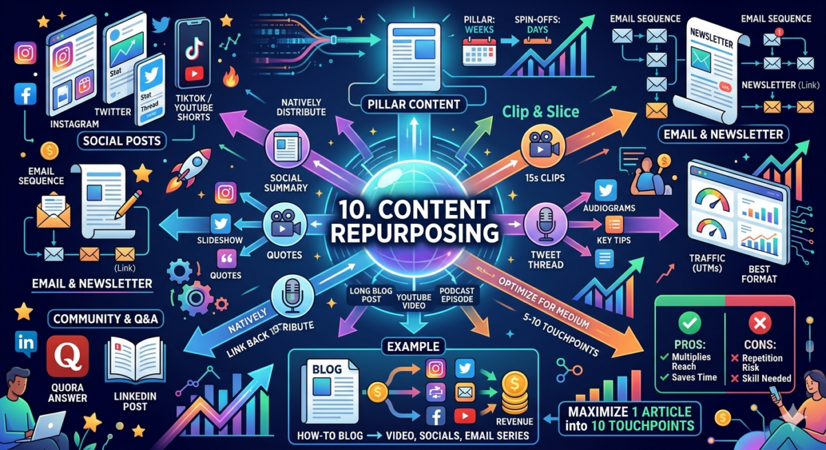 Content repurposing across platforms