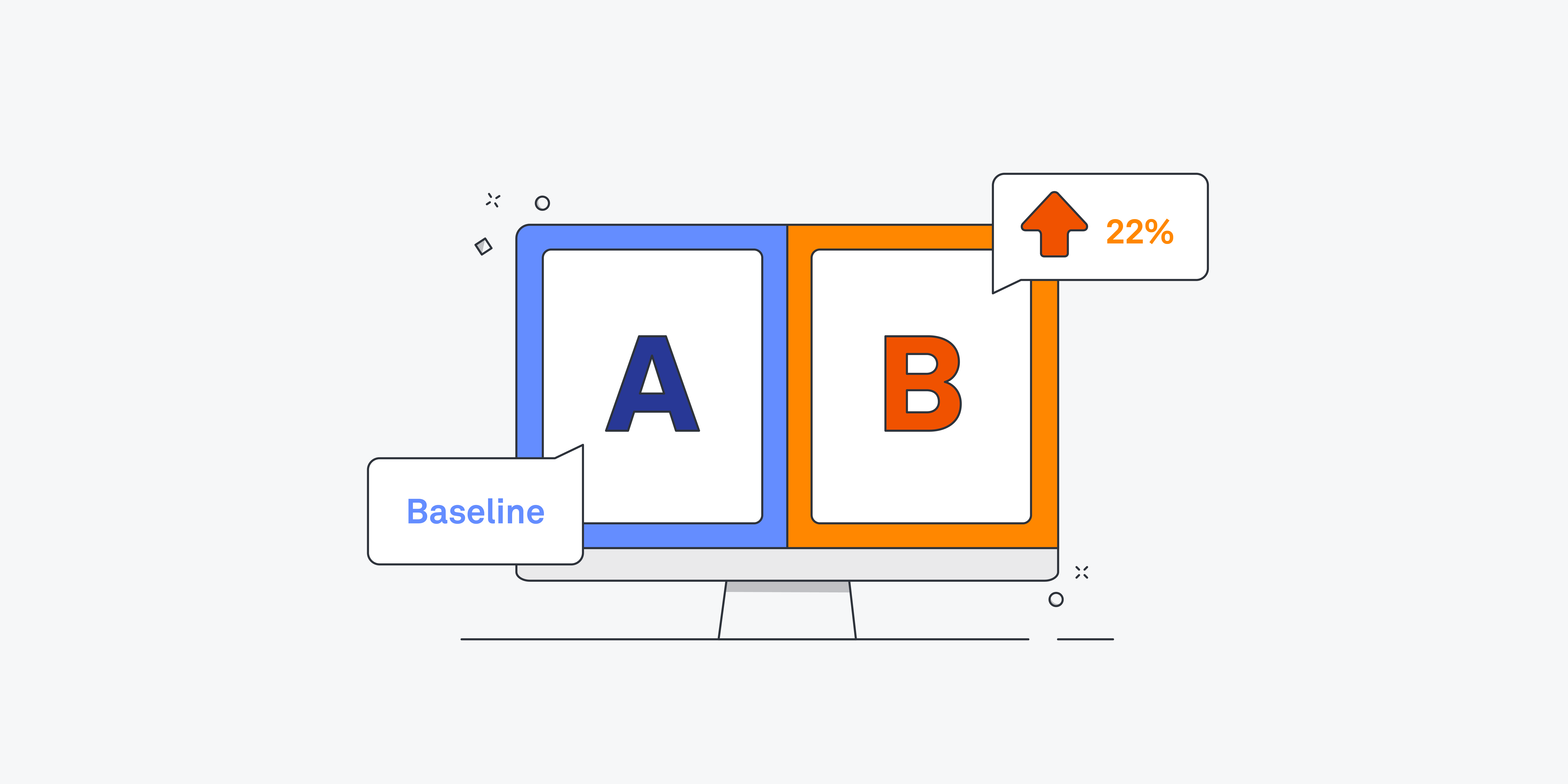 Benefits of A/B testing illustration